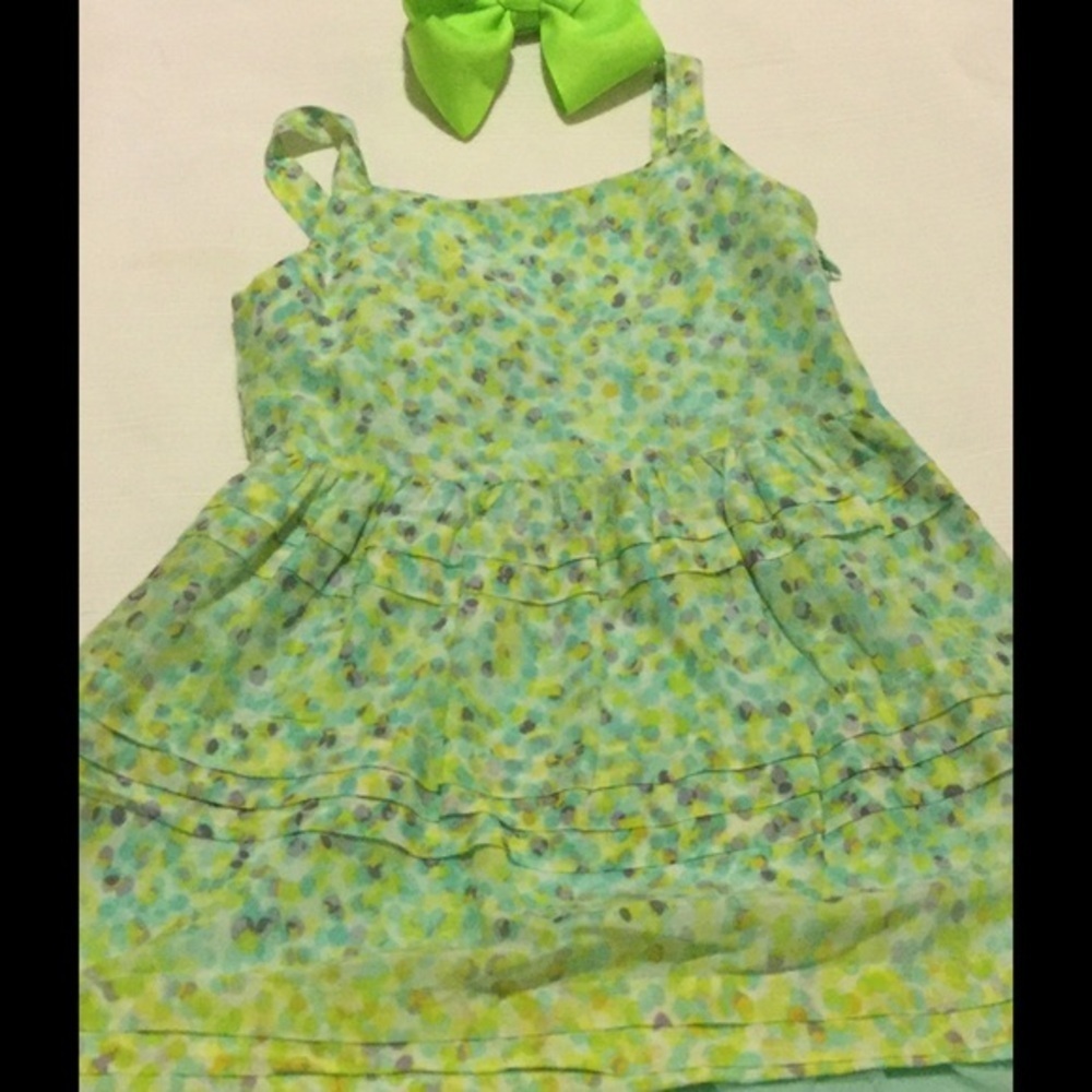 🌿Gap kids lovely green dress size 4-5